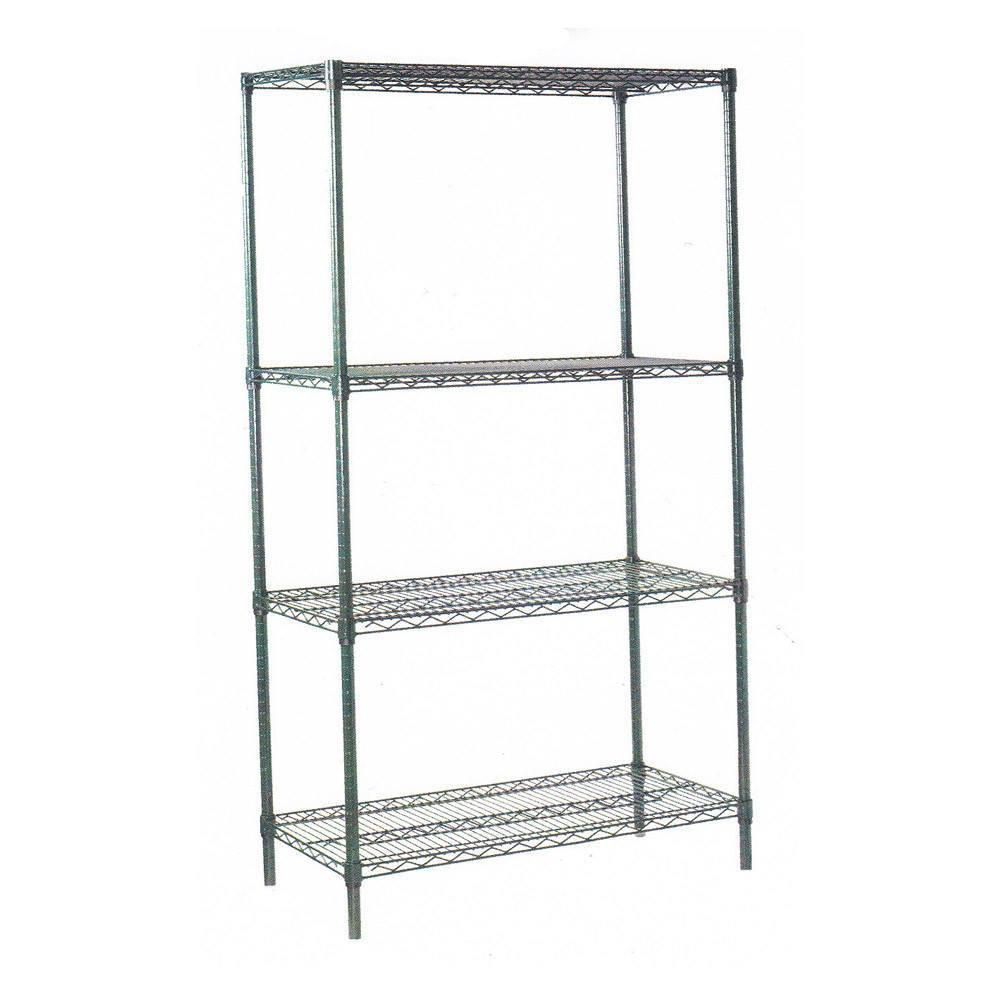 ANAQUEL ASBER ED 1836 | Anaquel | 4 Entrepaños | Acero | Heavy Duty | Insumos Lácteos Harinas | Restaurantes Bodegas Alamcenes Camaras