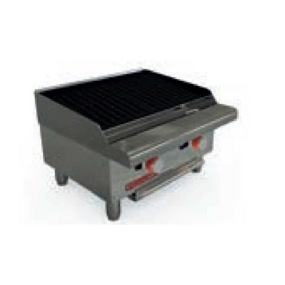 ASADOR CORIAT ACH-2 PETIT | 2 Parrillas | 2 Quemadores | Gas | Lámina De Acero Inoxidable | Restaurante Hotel Industrial Negocio de Comida Asar Negocio Tostar Restaurante Cocina Comedor Industriales Asada Autoservicio Alta Cocina.
