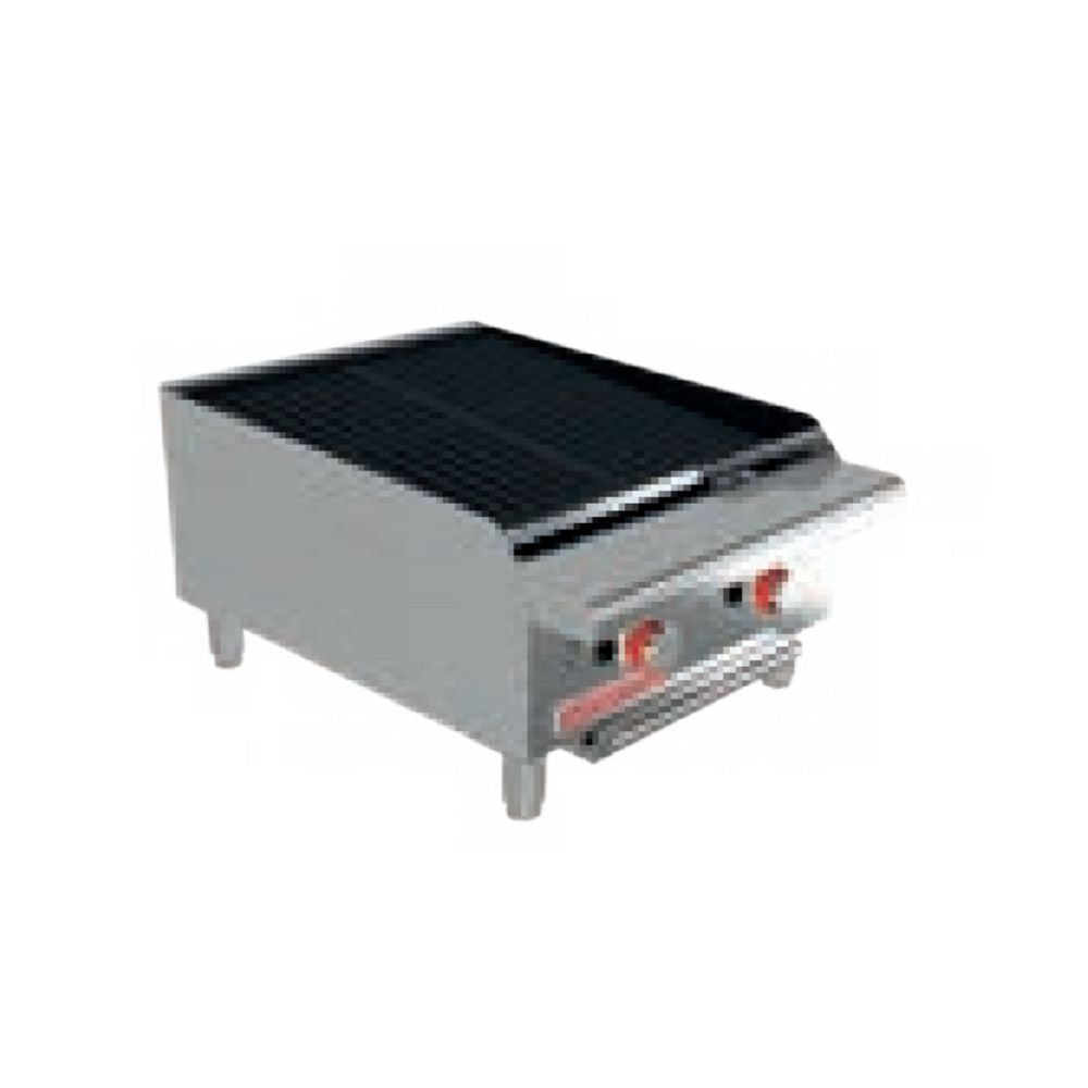 ASADOR CORIAT ACV-2 MASTER | 2 Parrillas | 2 Quemadores | Lámina De Acero Inoxidable | Gas | Restaurante Hotel Industrial Cenadurías Comedores Industriales Asador Tacos Pastor Taquería Negocio Cocina Industrial Asar Carne.