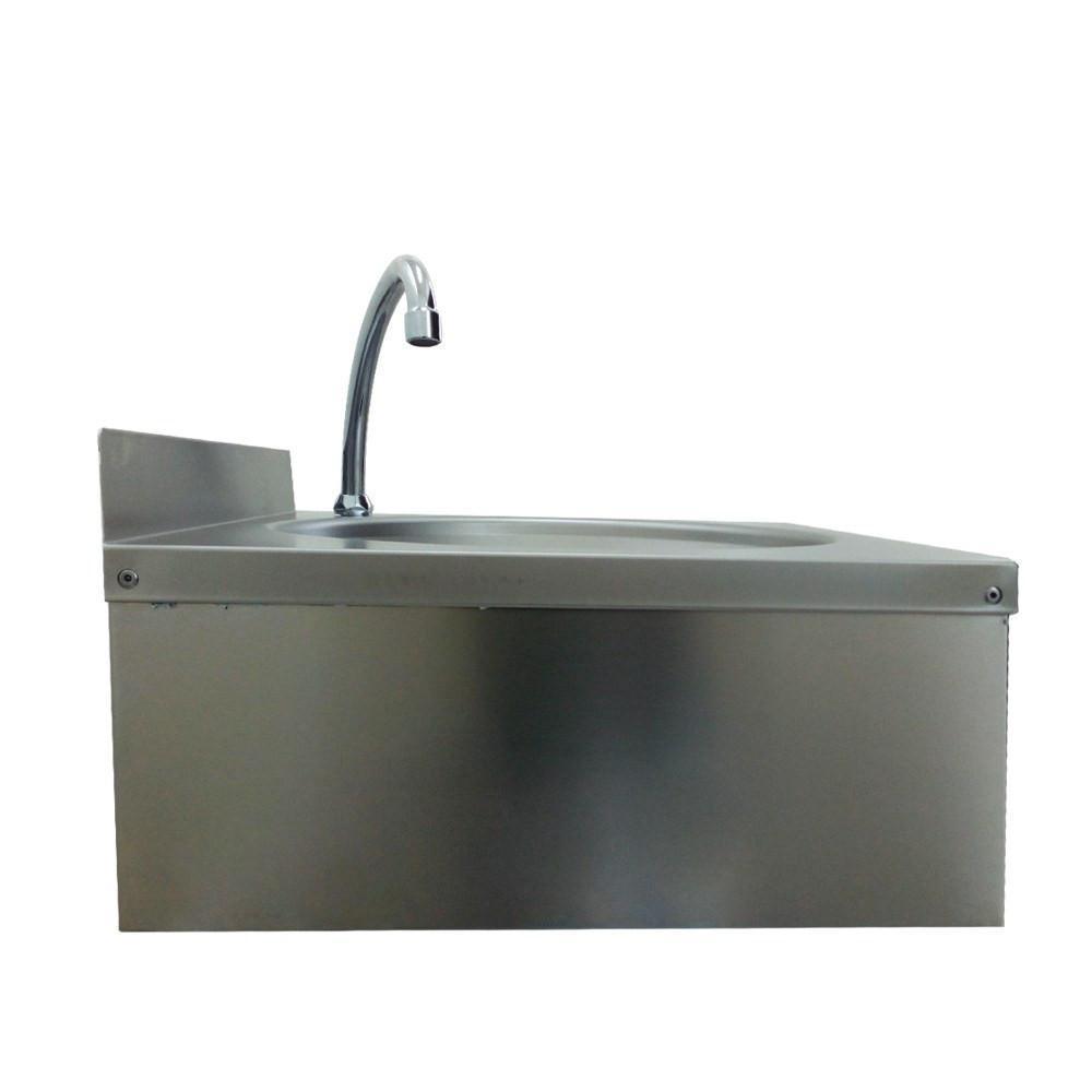 LAVAMANOS ASBER LM-44 | Lavamanos Pared | Temporizador Oculto | Acero Inoxidable | Gris | Cocina Restaurante Bar Ideal Negocio Limpieza Manos Mejor Opción Disponibles Acero Inoxidable Color Gris Accesorios Pulsador Temporizado Palanca Fácil Accionamiento Caño Soporte Giratorio Mezclador Llaves Regulación Caudal Agua Fría Caliente Tubos Flexibles Alta Presión Válvula Desague Pulsador Temporizador Oculto Sistema Accionamiento Aporta Seguridad Comodidad Utilizado No Sobresale Lavamanos