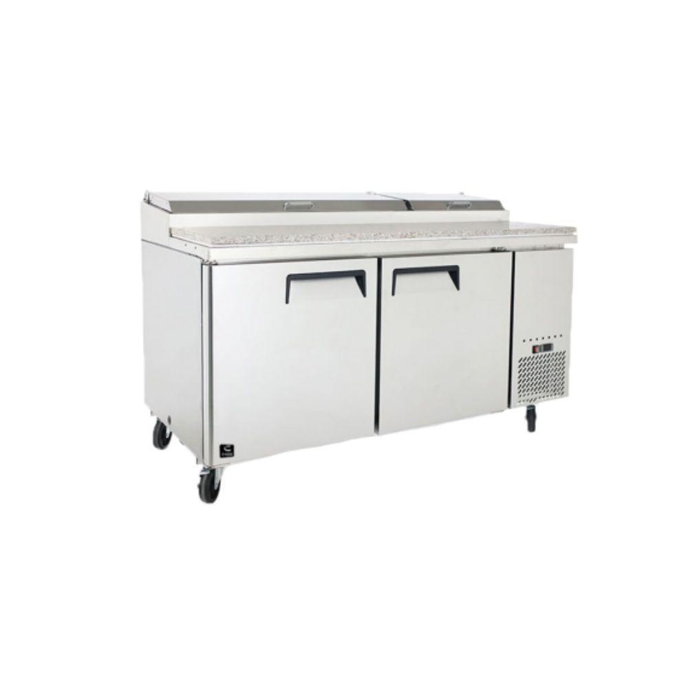 CRT MRCP672 Mesa Fria Trabajo 2 Puertas 2 Parrillas Acero Inoxidable Restaurante Cocina Comercial Profesional Comedor Industrial Bar Industriales Alimentos Pizza Pan Cafeterias Pastelerias Panaderias Hoteles Resorts Catering Banquetes Buffets Tiendas de Comestibles Supermercados Minisuper Almacenar Exhibir Alimentos Refrigerados Frutas Verduras Carnes Lacteos. KitchenMax.Store. Envíos seguros a todo México. Cotiza hoy mismo.