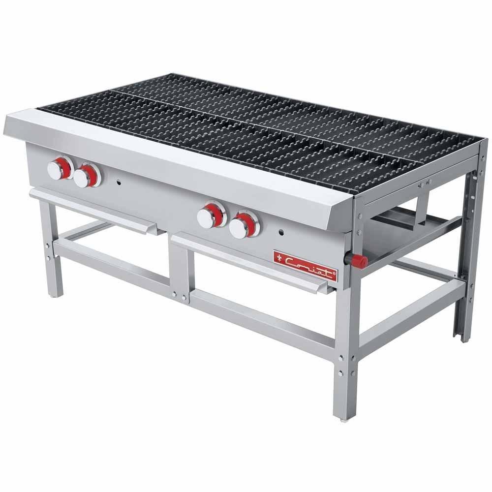 ESTUFÓN CORIATEC-2T MASTER | Estufón | 2 Secciónes | 2 Quemadores Concéntrico Hierro Fundido | Gas | Hotel Restaurante Comedor Industrial FondaFogon Hotel Cocina Comedor Industrial Alimentos Rapidos