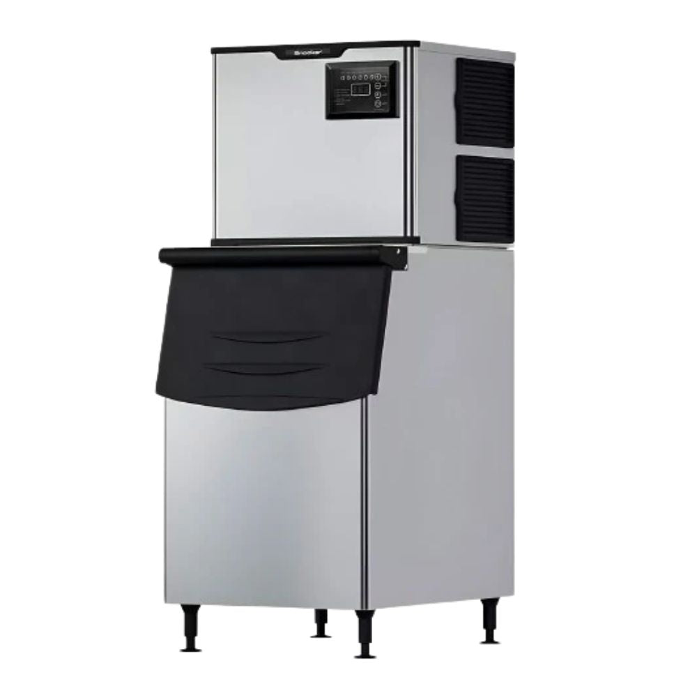 FÁBRICA DE HIELO MIGSA SK-420P | Fábrica de Hielo en Cubo | Producción 190 Kg al dia | Deposito de 125 Kg | Hotel Restaurante Oficina Refrigerar Congelar Cocina Comedor Cocina Industrial Conservar Fabricar Bar Restaurante Oficina