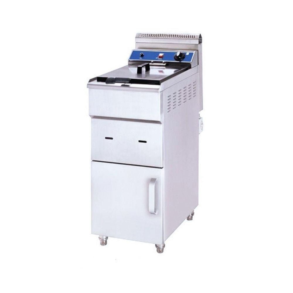FREIDORA MIGSA HGF-181C | Freidora | Gas | 18 Litros | Pollo Frito Nuggets Papas a la Francesa Restaurante Hotel Pollo Papas Pescado Tacos Churros Quesadillas Empanadas Alitas Costillas Camarones Nuggets Calamares Spring Rolls Donas Jalapeños Poppers Tofu Mozzarella Sticks Onion Rings Mini Hot Dogs Tempura Lumpia Falafel Twinkies Oreos Pickles Fritos Plátanos Fritos Chicharrones