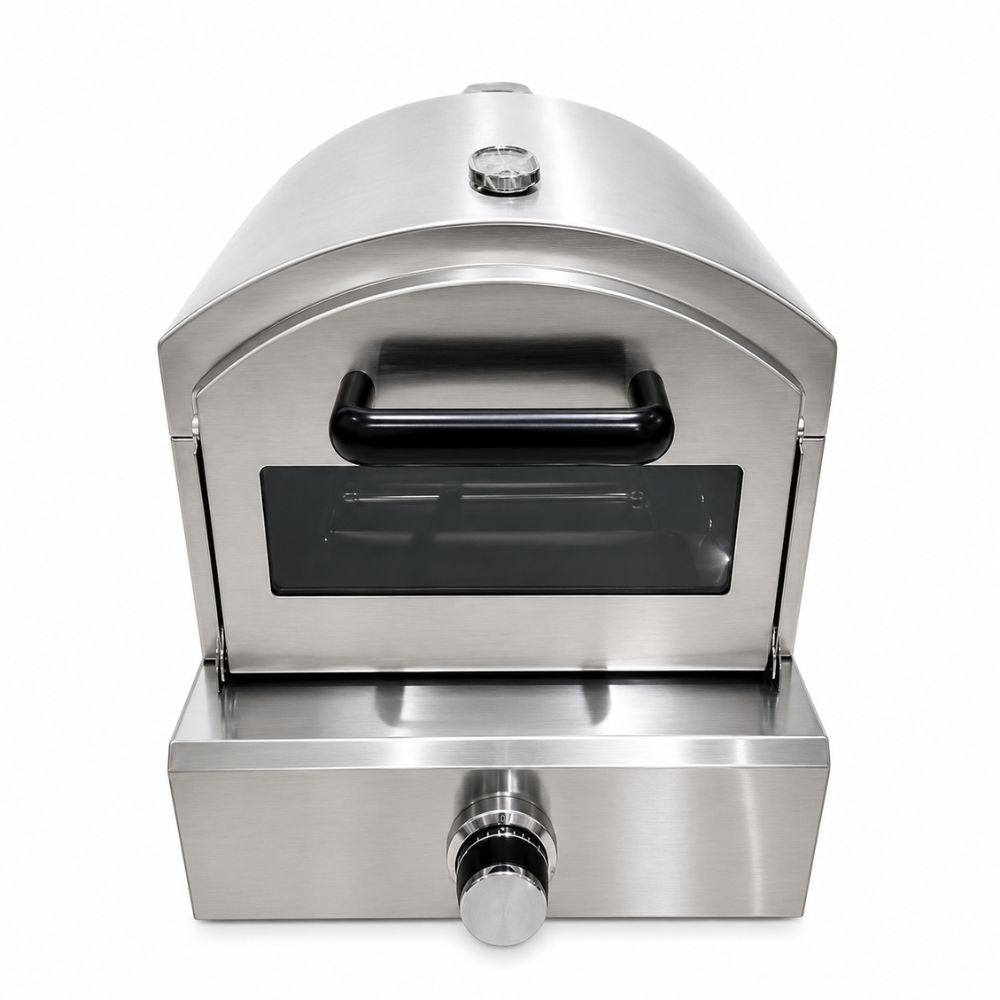 Horno para Pizza a Gas de Piso Migsa HPC-30, en acero inoxidable.