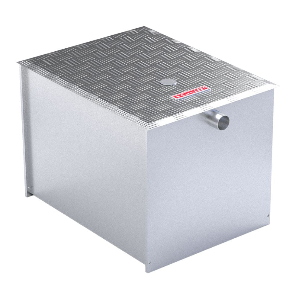 INTERCEPTOR DE GRASA Coriat IC-187 | Interceptor de Grasa | 45 Kg De Grasa | Acero Inoxidable | Hotel Restaurante Cafetería Comedor Grasa Restaurante Cafetería Bar Limpieza Para Loza.