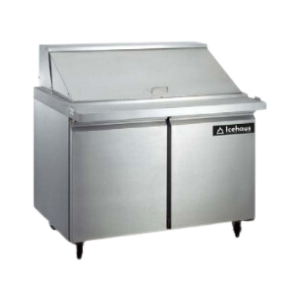 Icehaus MEMT-2P-SS-02 Mesa Refrigerada MEGA TOP 2 Puertas 13 ft3 Bar Restaurante Cafeteria Guarniciones Comedores Industriales Cocinas Industriales Panaderia Carniceria Preparacion Sushi Postres Ensaladas Baguettes. KitchenMax.Store. Envíos seguros a todo México. Cotiza hoy mismo.