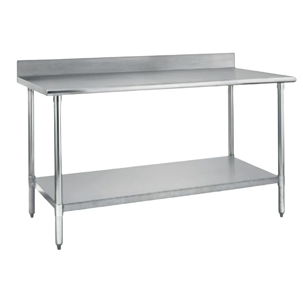 King MTL-200 Mesa Trabajo Lambrin 2 Mt 200 x 70 x 100 cm Acero Inoxidable Restaurante Cocina Económica Industrial Profesional Comercial Fondas Banquetes Cafeterías Panaderías Hoteles Catering Preparación Alimentos Comida Herramienta