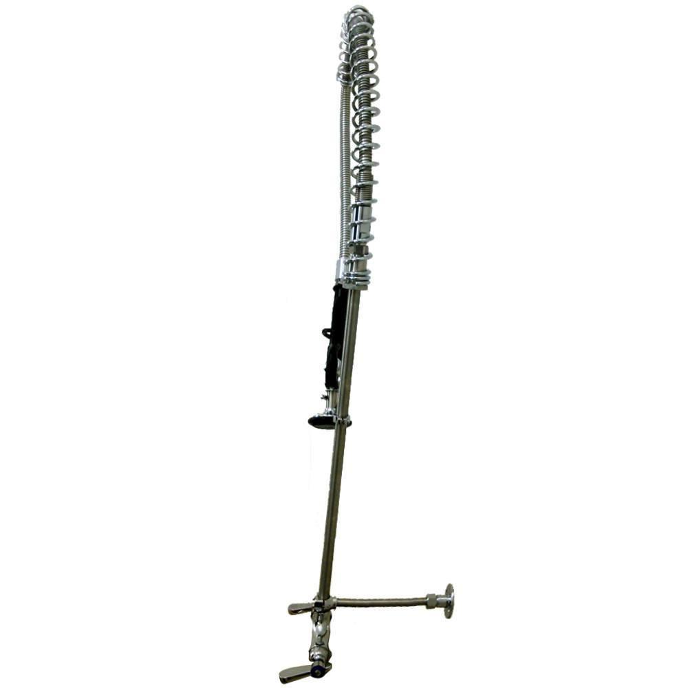 LLAVE ASBER 98001-1 | Llave De Prelavado | Grifo | Tipo Ducha | Acero Inoxidable | Gris | Acabado Cromo | Lavado Trastes Platos | Grifo Tipo Ducha | Acero Inoxidable | Negocio Cocina Restaurante