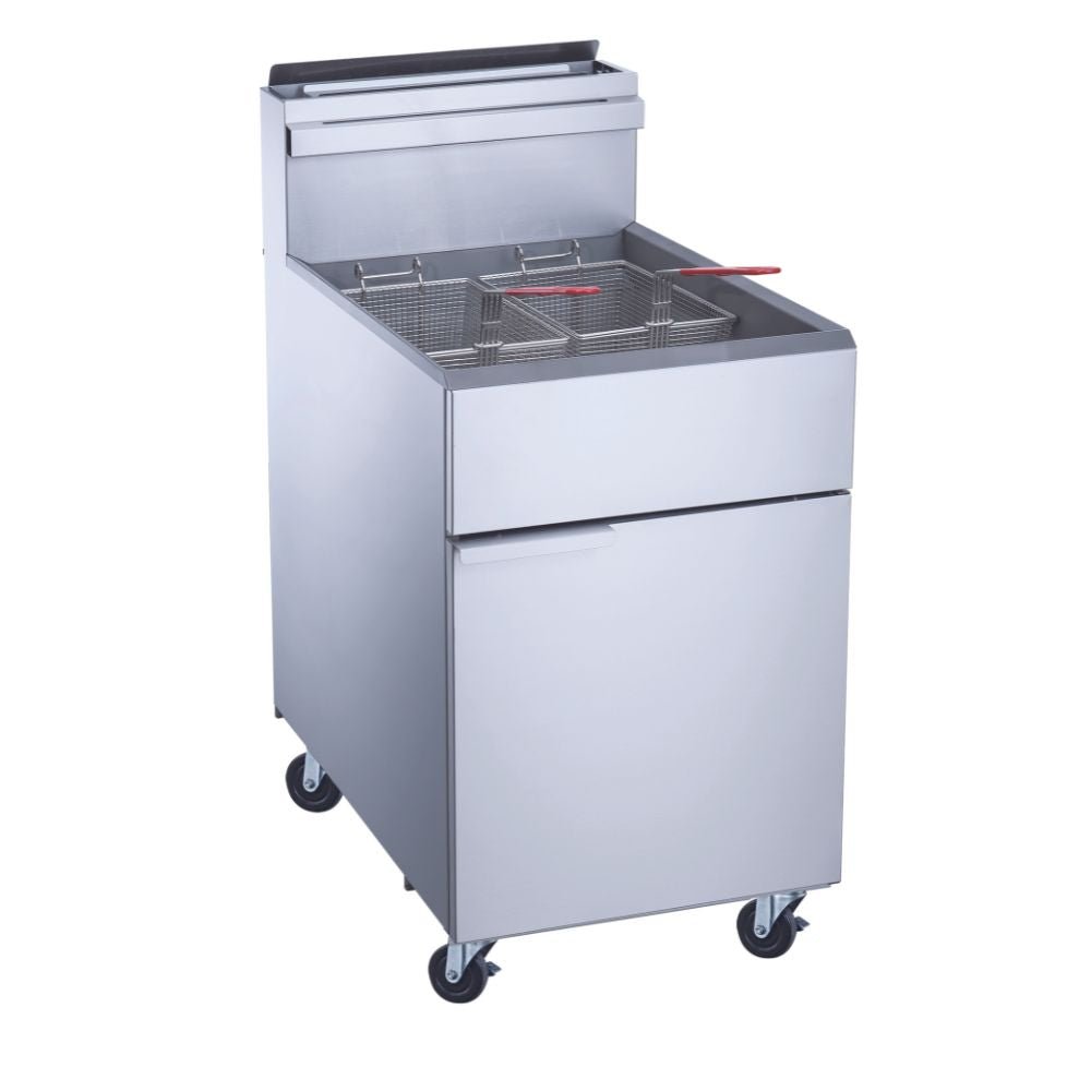 Migsa MGEF-5-MG Freidora Comercial 2 Canastillas Restaurante Cocina Económica Freír Alimentos Freidores Alitas Papas A la Francesa Salchipulpos Pollo Snacks. KitchenMax.Store. Envíos seguros a todo México. Cotiza hoy mismo.