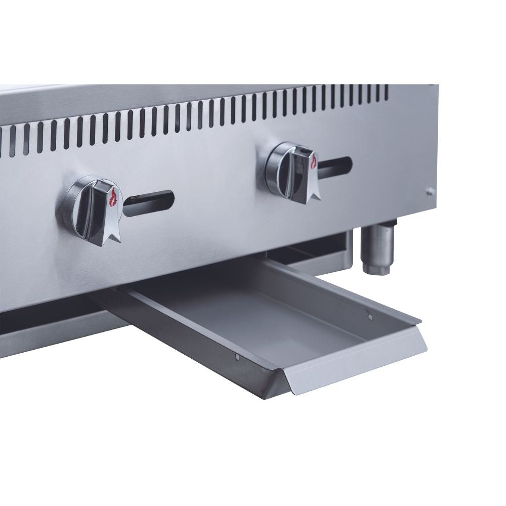 Migsa MGRG-36-MG Plancha Comercial Gas Frente 92 cm Carne Pollo Tacos Hamburguesas Hot Dog Tacos Barbacoa Tacos Dorados Tortas Panini Restaurante Comedor Cocina Industriales Negocio Fonda. KitchenMax.Store. Envíos seguros a todo México. Cotiza hoy mismo.