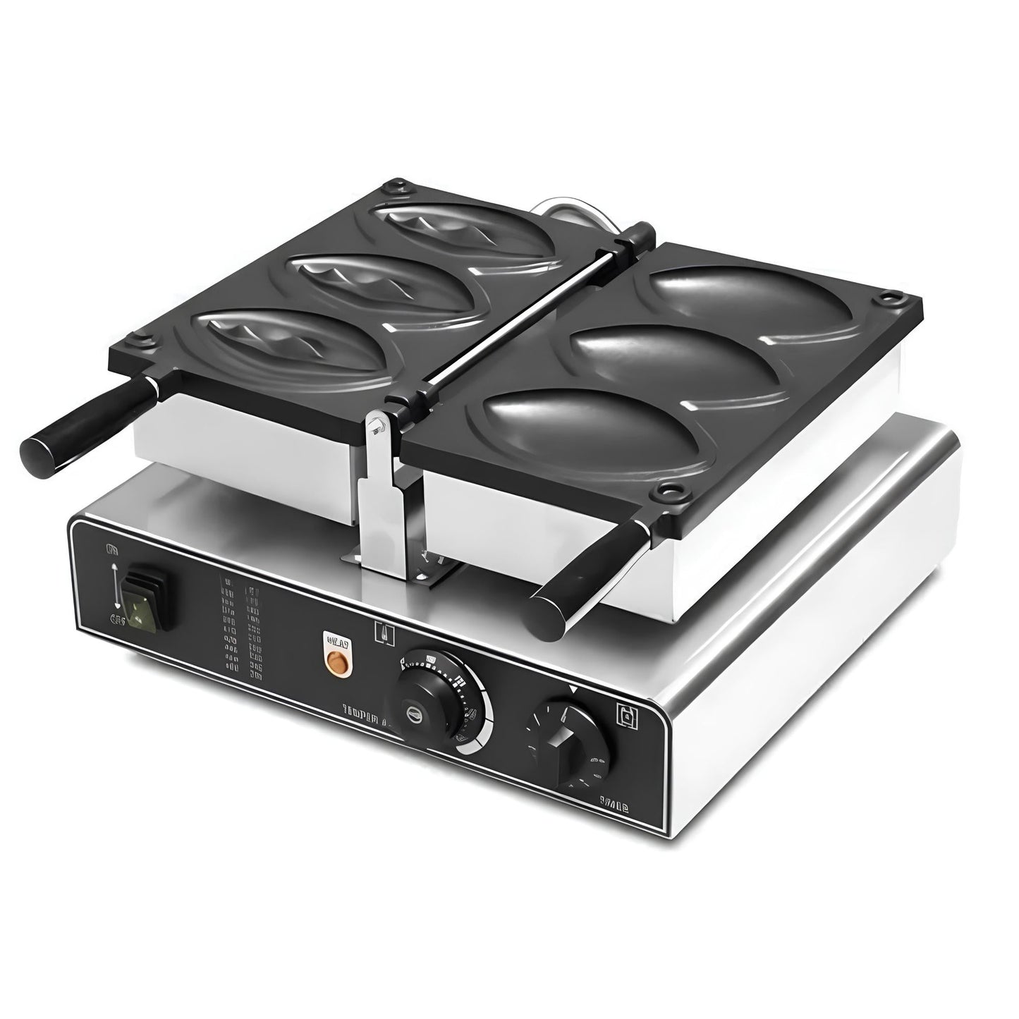 Migsa WDR-3 Wafflera con Forma de Vagina Gofres  Waffles Negocio Hotel Restaurante Cafetería Comida Snacks Desayunos