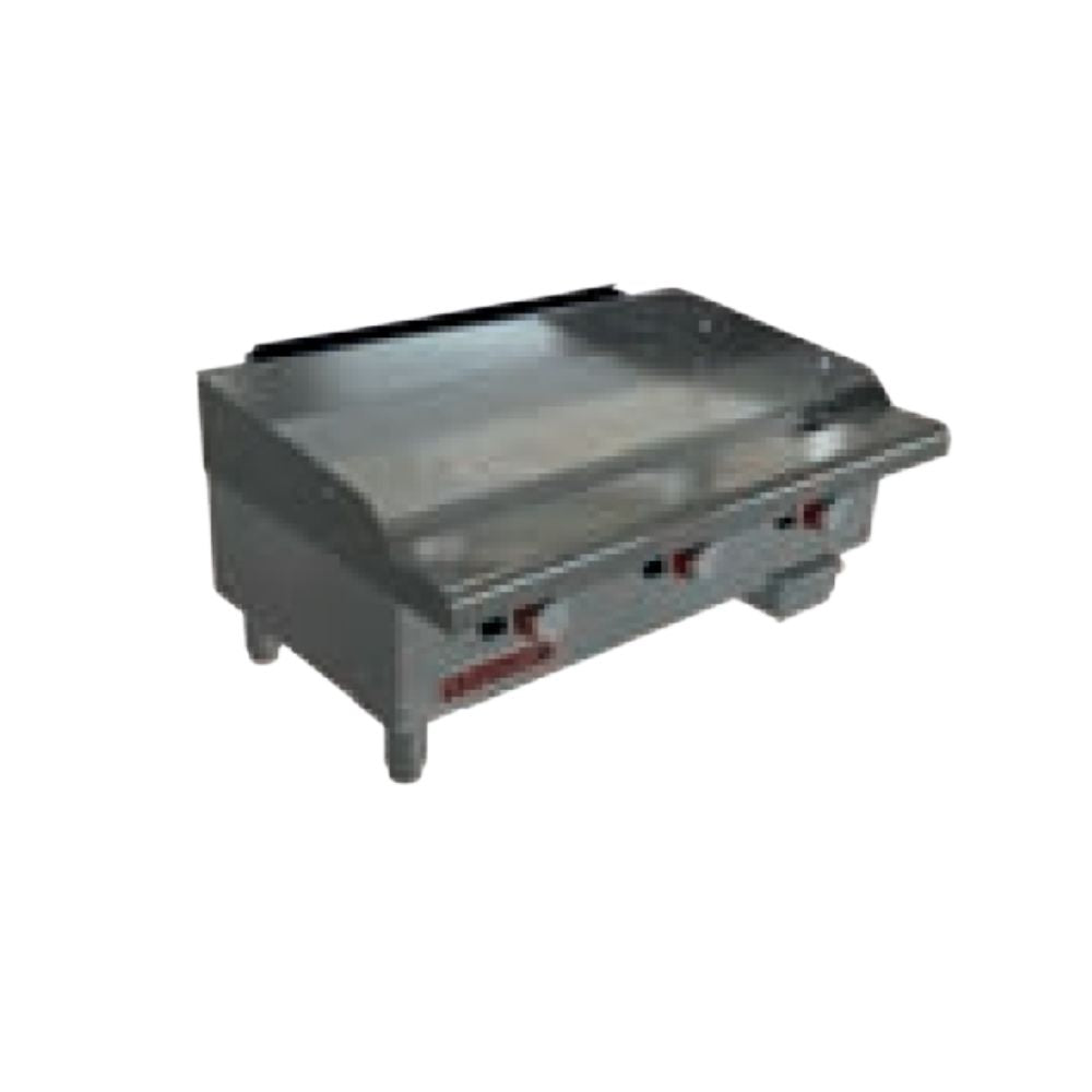 PLANCHA CORIAT CH-3 PETIT | Plancha | Gas | Lámina de acero inoxidable | Restaurante Hotel Industrial Hotel Fonda Cenaduría Taquería Hotel Fonda Plancha Restaurante Hotel Charola Residuos Quemadores Tacos Comida Cocción Uso Rudo Preparación Alimentos Respaldo Sobre Mesa Empotrar Uso Rudo Petit Corta.