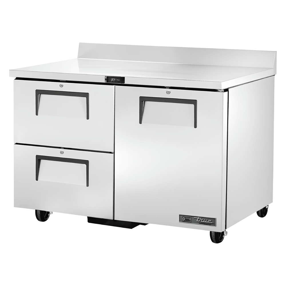 Refrigerador Bajo Mostrador True TWT-48D-2-HC, refrigerador con cajones, en acero inoxidable.