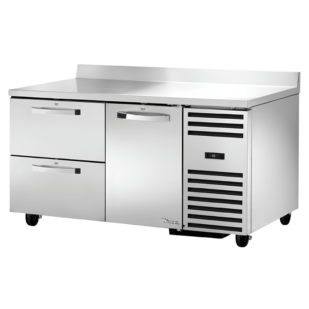 Refrigerador Bajo Mostrador True TWT-60-32D-2-HC~SPEC3, en acero inoxidable.