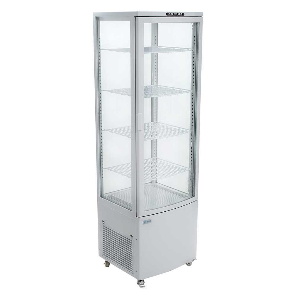 REFRIGERADOR MIGSA RT-235L | Refrigerador Refrigerador De Exhibición Panorámica 1 Puerta Cristal | 235 Litros | Hotel Carnicería Abarrotes | Refresquero Latas Bar Tiendas Bistro Restaurante Lácteos Industrial Cocina Cremería Comercios Insumos Hotel Carnicería Abarrotes