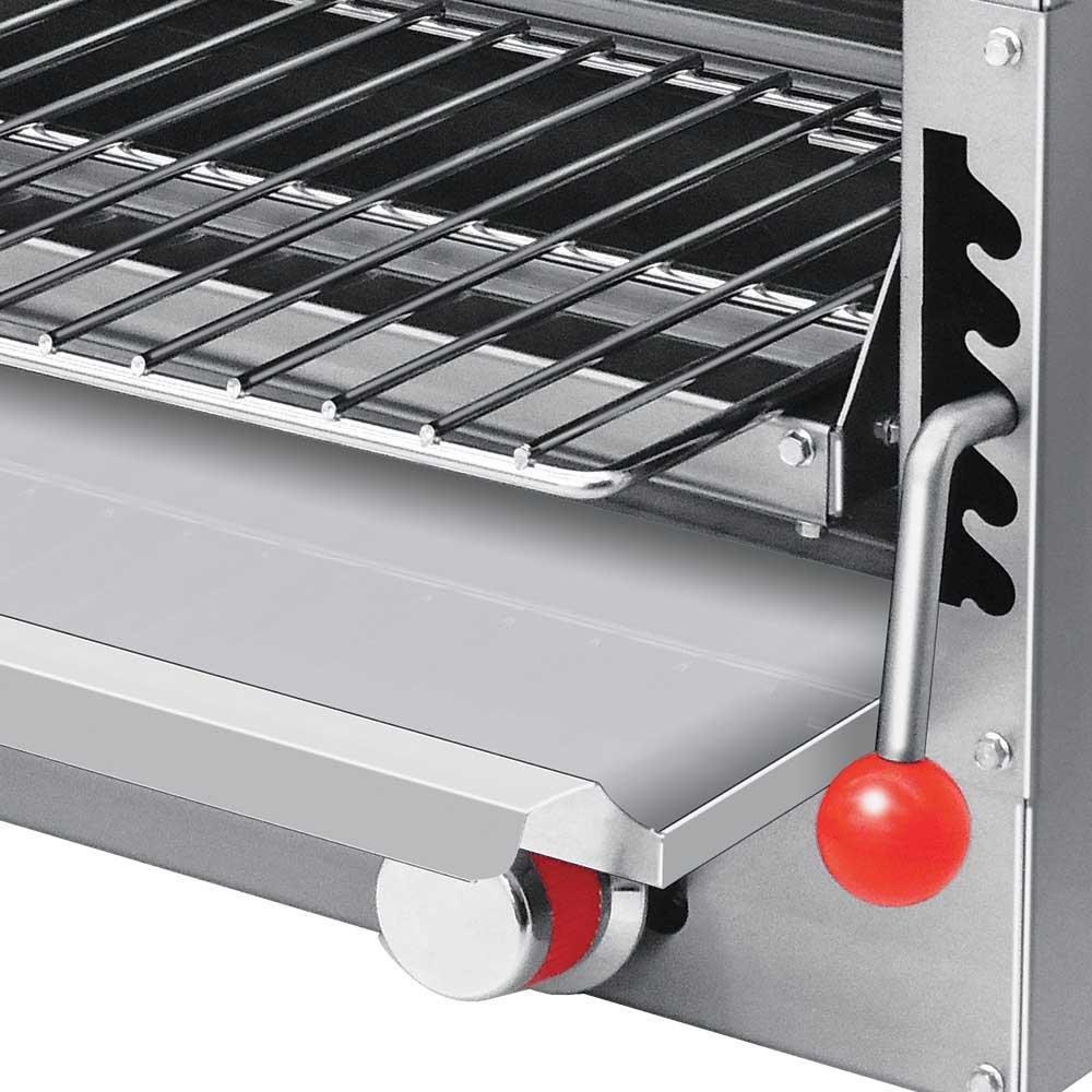 SALAMANDRA CORIAT SC-31.5-G MASTER | Salamandra | 1 Parrilla | 2 Quemadores Infrarrojos | Gas | Lámina De Acero Inoxidable | Restaurante Cocina Industrial Banquetes Hostelería Restaurante Cocina Industrial Banquetes Tostar Dorar Gratinar.