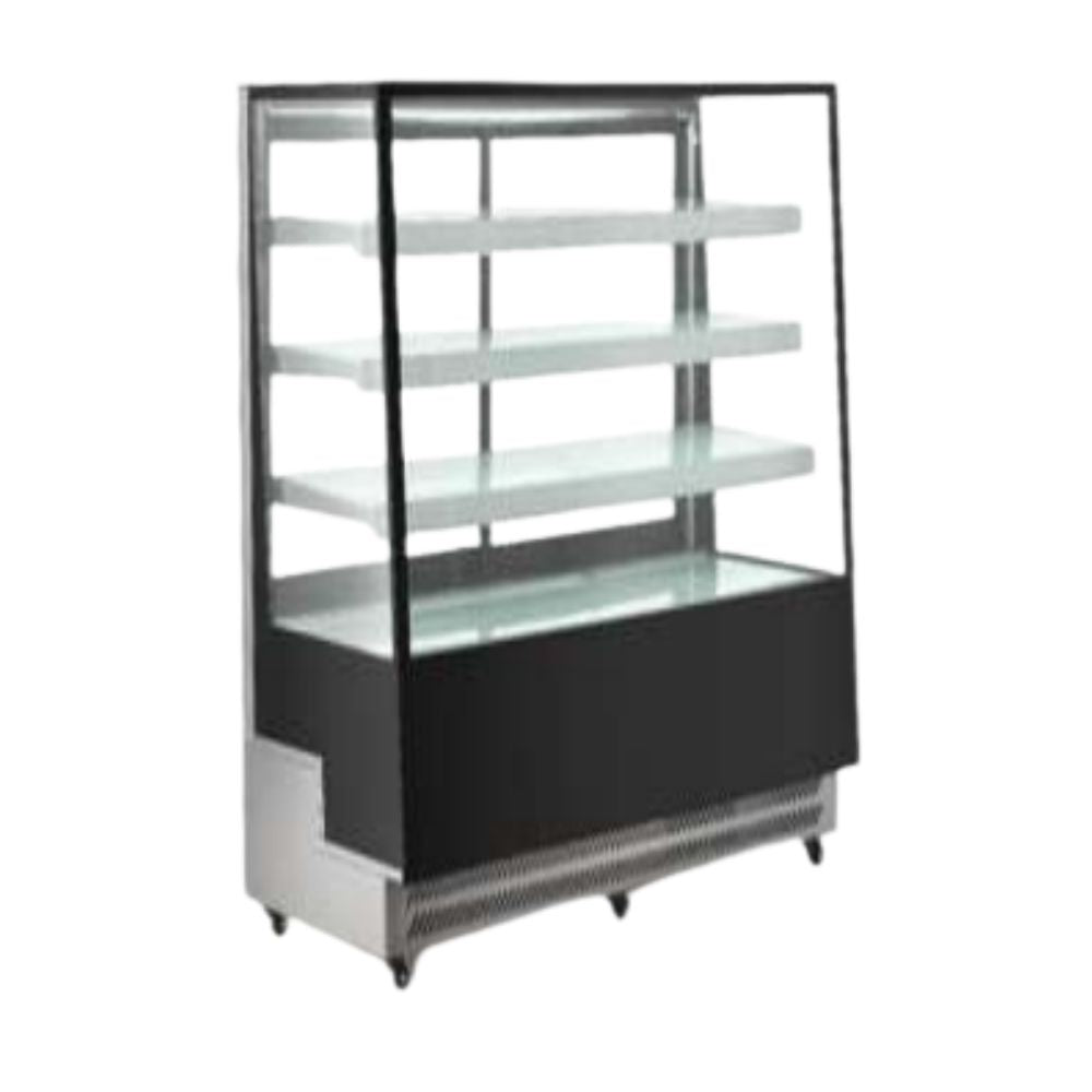 VITRINA MIGSA ARC-300L | Vitrina Refrigerada de Piso | Cristal Recto | Negocio Super Mercado Pastelería  Tienda Comercial Supermercado Alimentos Refrigeración Exhibición Negocio Abarrotes