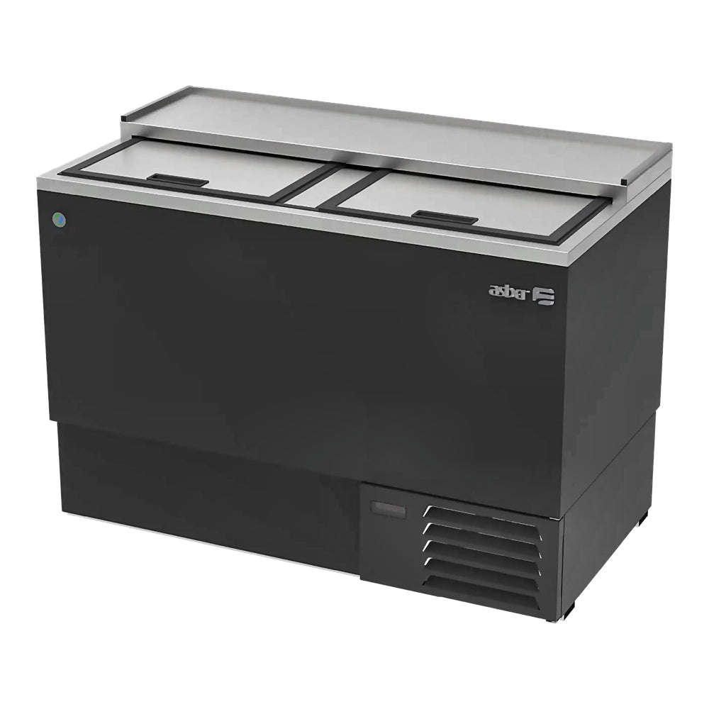 Congelador Asber Glass Froster AGF-50 Hc, en acero inoxidable.