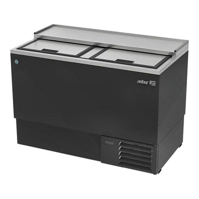 Congelador Asber Glass Froster AGF-50 Hc, en acero inoxidable.