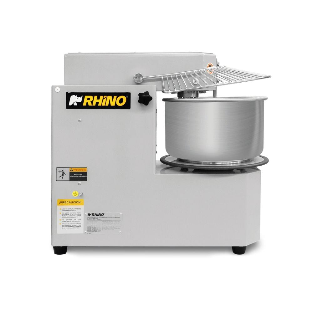 Amasadora Rhino AMASA-20PRO, 2 velocidades, en acero inoxidable.