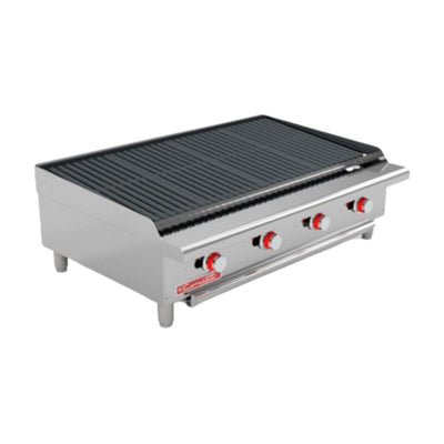 Asador Coriat ACV-4 Master, 4 parrillas, en acero inoxidable.
