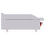 ASADOR DELTA 1-ASR | Asador Radial 26 cm | Gas | Parrillas Hierro Fundido | Charola Capta Escurrimientos | para Restaurante Taquería Cenaduría | Cocinar Restaurante Productos Carnicos Coccion Vegetales Asar Kitchen