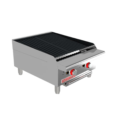Asador Coriat ACV-2 Master, 2 parrillas, en acero inoxidable.