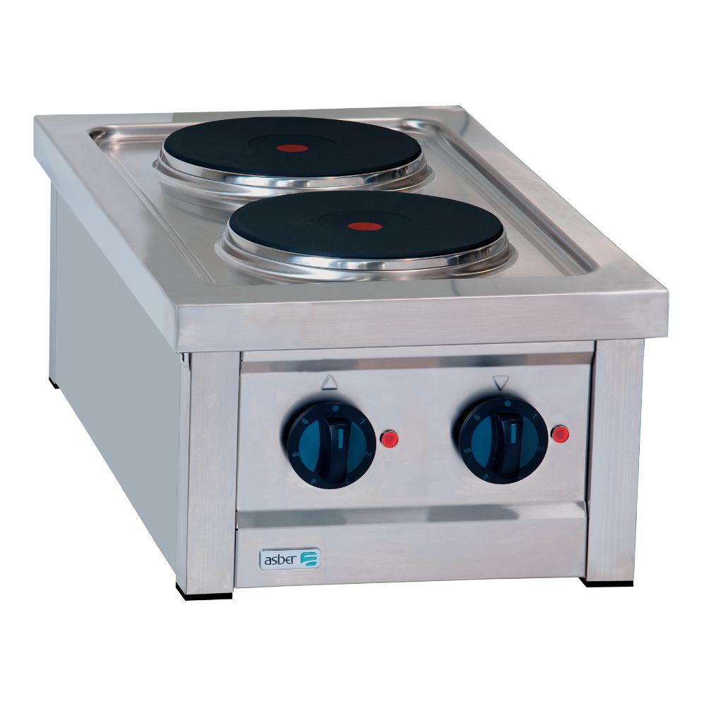 PARRILLA ASBER ERE-400T | Parrilla | 2 Quemadores | Eléctrico | Acero Inoxidable | Restaurante Bistro Buffet | Cafeteria Restaurante Banquetera Bufetera Local Comercial Puesto comida Taquiza Bistro Buffet Catering Italiano Cafeteria Bistrot Canapés Taquiza Alitas Mariscos