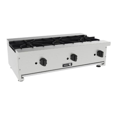 PARRILLA ASBER ASHP-3-36 | Parrilla | 3 Quemadores | Charola antiderrames | Gas | Acero Inoxidable | Restaurante Bistró Cenaduría | Cafeteria Restaurante Banquetera Bufetera Local Comercial Puesto comida Taquiza Bistro Buffet Catering Italiano Cafeteria Bistrot Canapés Taquiza Alitas Mariscos Dark kitchen Buffet Plancha Ramen