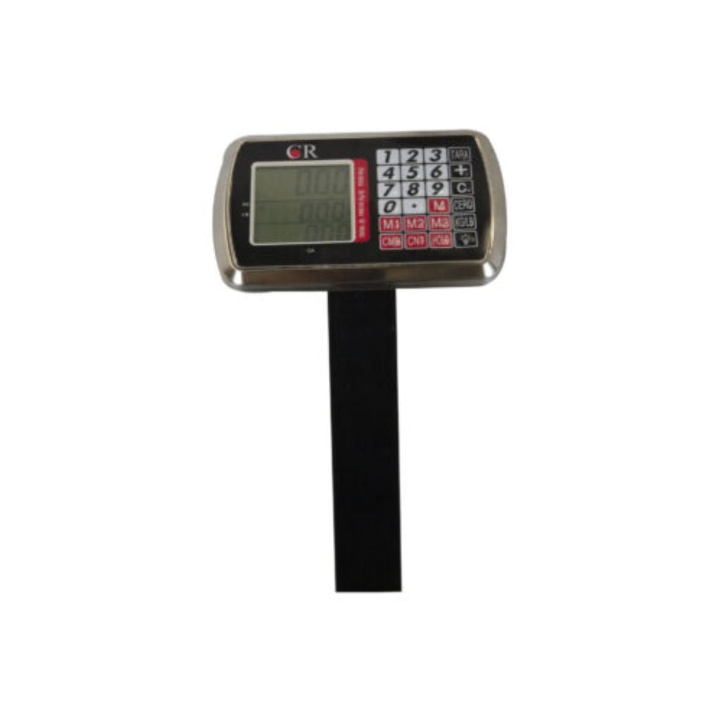 BASCULA DIGITAL NOVAL CR-500 | Báscula Digital De Plataforma | Capacidad De 500 kg | Bodegas Carnicería Cremería Industrial Tiendas De Conveniencias Peso Bascula.