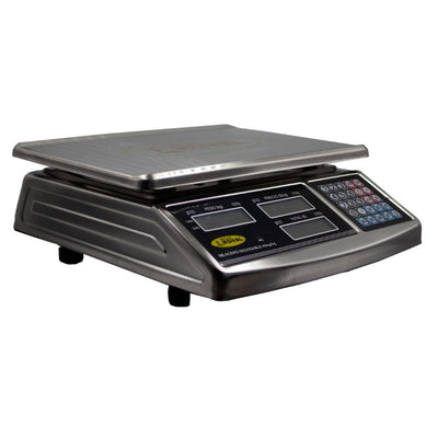 BÁSCULA NOVAL N40-INOX | Báscula Comercial | 40 kg a 5gr | Acero Inoxidable | Tienda Verdurería Negocio Basculas Mostrador Restaurantes Pesar Tianguis Restaurante Verduras Carnes Colgantes Plataforma Carniceria Cremeria Contadora Cargar Colgante