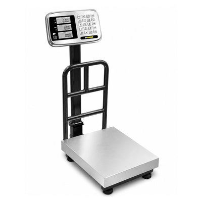 Báscula Plataforma Rhino BP-100, báscula de plataforma plegable, en acero inoxidable.