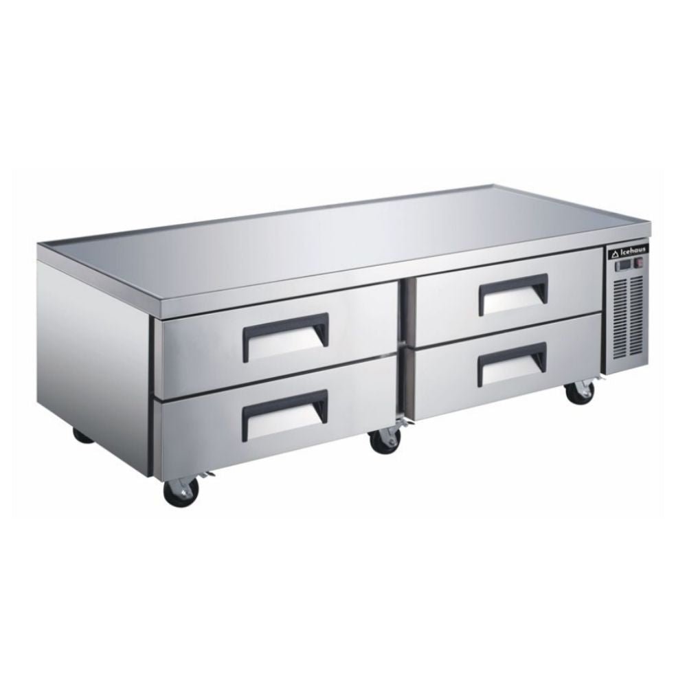 Icehaus BRM-4C-SS-01 Base Refrigerada para Modulares 4 Cajones Alimentos Frios Pescado Verduras Frutas Carnes Preparacion Alimentos Restaurante Hotel Cafeteria Kitchenmax.storeEnvíos seguros a todo México. Cotiza hoy mismo.