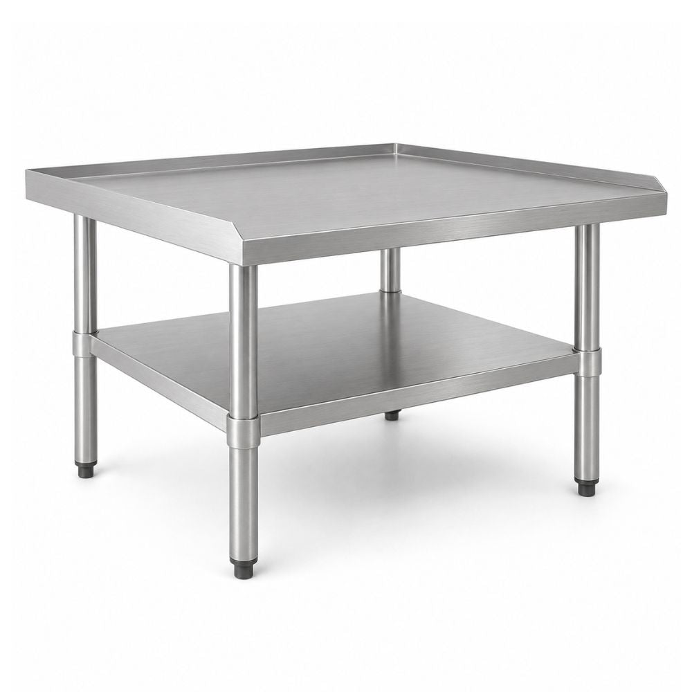 Base Drago BD-2636, base de 3 pies, en acero inoxidable.
