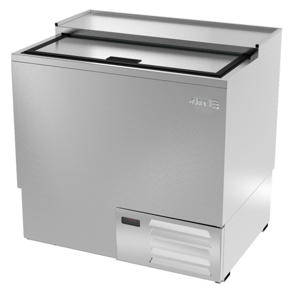 BOTELLERO ASBER AGF-36 HC/S-HC | Botellero Glass Froster | Eléctrico | 1 Puerta | Horizontal | Vinil y Acero Inoxidable | Controles Eléctricos | Bar Barra Vinatería | Restaurante Hotel Cafetería Bistró Fonda Pub Cantina Bebidas Frescas Botellas
