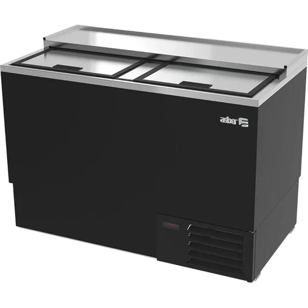 BOTELLERO ASBER AGF-50 HC/S HC | Botellero | 2 Puertas | Acero Inoxidable | Vinil y Acero | Horizontal | Botellas Latas Bebidas | Bar Barra Restaurante Hotel Cafetería Bistró Fonda Pub Cantina Bebidas Frescas Botellas