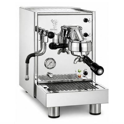 Cafetera Crt BZ09 Pm 1GR 200-015-007, máquina de café espresso, en acero inoxidable.