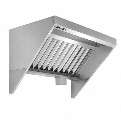 Campana Drago MC-06-00, campana backshelf, en acero inoxidable.