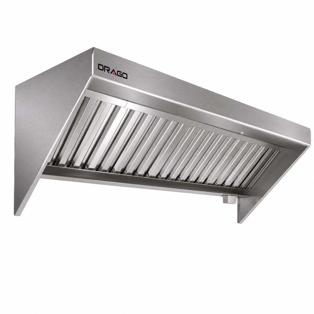 Campana Drago MC-08-00, campana backshelf, en acero inoxidable.