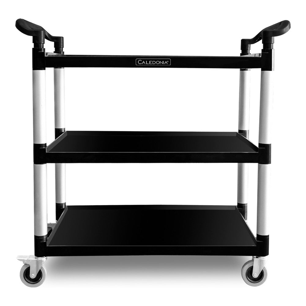 CARRITO DE SERVICIO RHINO CARSEP-03 | Carrito de Servicio 3 Niveles | Capacidad 100 kg | Estructura de Aluminio | Restaurante Hotel Cafetería