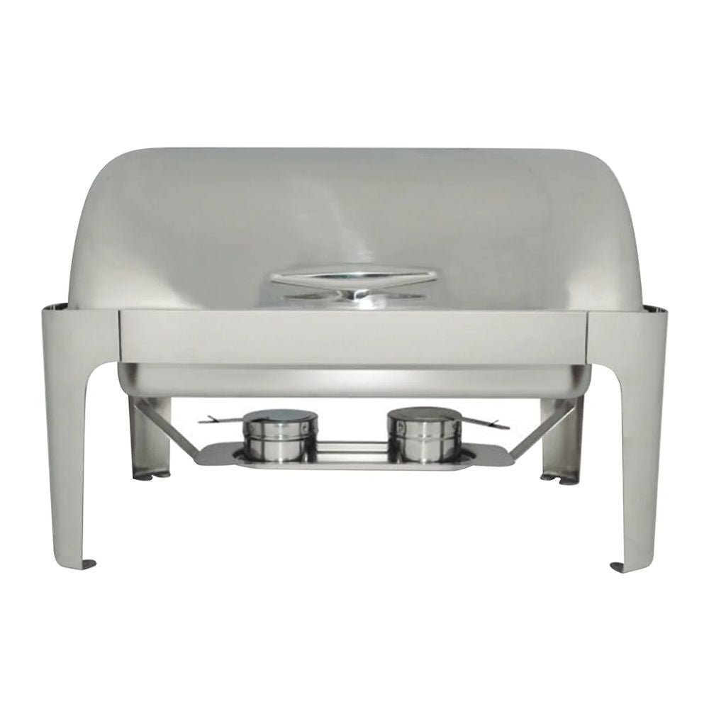 MIGSA 323 | Chafer | para Alimentos Calientes Buffet | 1 Inserto Entero | 9 Lts | Acero Inoxidable | Servicio Banquetes Restaurante Hotel Hosteleria Cafeteria Eventos Restoran Fonda Taquizas