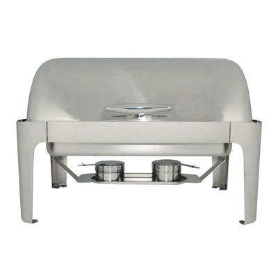 MIGSA 323 | Chafer | para Alimentos Calientes Buffet | 1 Inserto Entero | 9 Lts | Acero Inoxidable | Servicio Banquetes Restaurante Hotel Hosteleria Cafeteria Eventos Restoran Fonda Taquizas