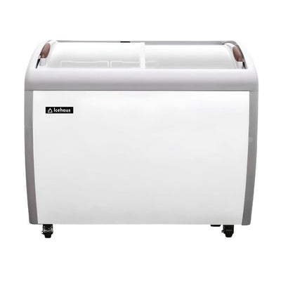 CONGELADOR ICEHAUS CHPC-260 | Congelador Horizontal | 9 Pies Cúbicos | Puerta de Cristal | Enfriador y Congelador Combinado | Super Mercado Tienda Pescaderia Supermercado Tienda Abarrotes Cocina Restaurante Industrial Comedor Tienda de Convivencia Cremeria Carniceria Almacenar Congelar