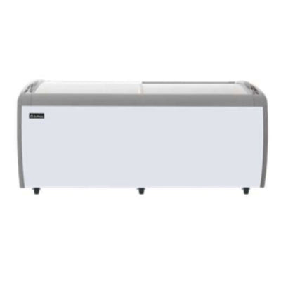 CONGELADOR ICEHAUS CHPC-560 | Congelador Horizontal | 19.5 Pies Cúbicos | Puerta de Cristal | Enfriador y Congelador Combinado | Super Mercado Tienda