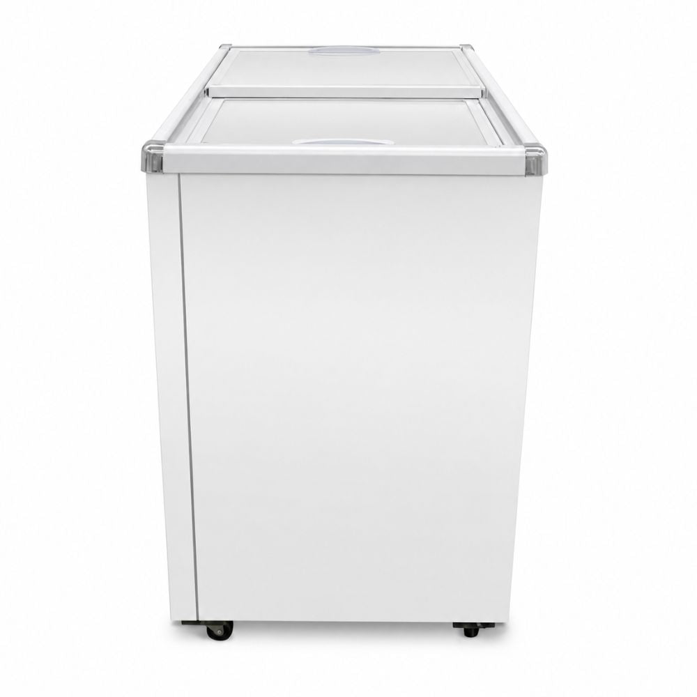 Congelador Rhino CONGECRI-7P, congelador tapa de cristal plano.