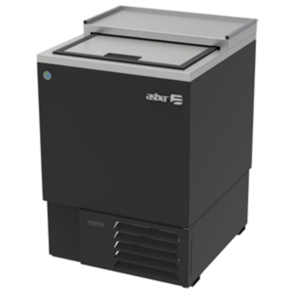 CONGELADOR ASBER GLASS FLOSTER AGF-24 HC / S-HC | Congelador | Puerta Solida Corrediza | Eléctrico | Vertical | Vinil y Acero | Heladería Supermercado Tienda | Bar Licorería Tienda Autoservicio Botellero Cerveza Botellas Congelador Termostato Acero Inoxidable Conservador Horizontal Farmacias Vino