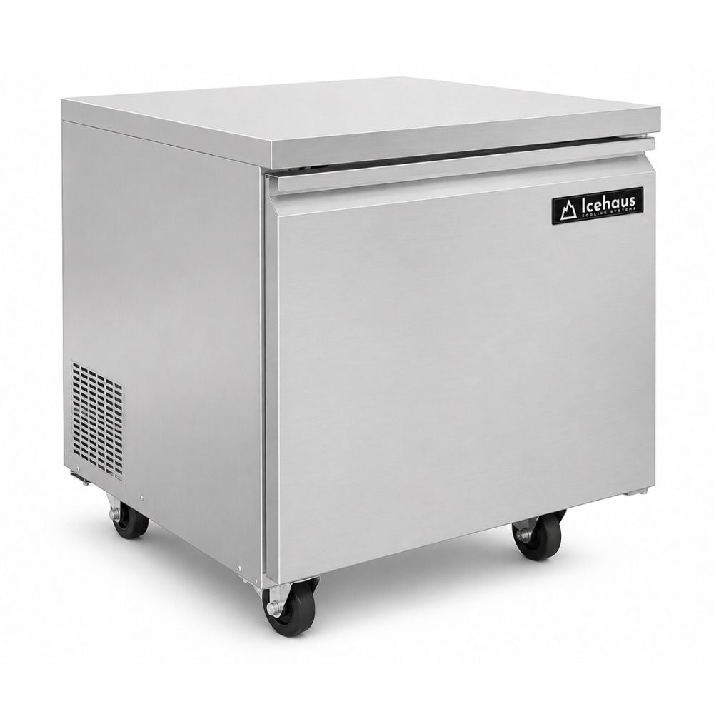 Congelador Bajo Barra Icehaus CBB-1P-SS-01, en acero inoxidable.