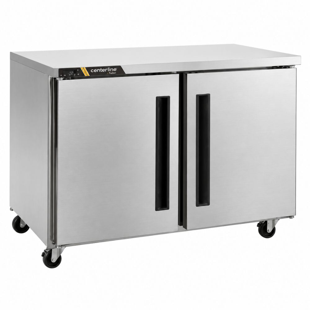 Congelador Centerline CLUC-36F-SD-RR, congelador bajo barra, en acero inoxidable.