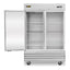 CONGELADOR RHINO CONVECRI-47 | Congelador Vertical | 2 Puertas Cristal | Capacidad 41 Pies Cúbicos | Acero Inoxidable | Restaurante Supermercado Carnicería